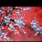 Gorgeous Oil Floral Painting on Canvas Asian Art (+Frame) FL3-021