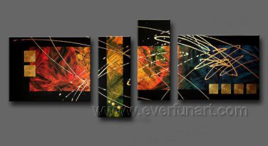 Handmade Abstract Oil Painting Modern Art Wall Decor Canvas Painting (+Frame)  XD4-018