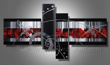 Handmade Abstract Oil Painting Modern Art Wall Decor Canvas Painting (+Frame)  XD4-014