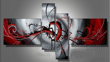 Handmade Abstract Oil Painting Modern Art Wall Decor Canvas Painting (+Frame) XD4-019