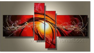 Handmade Abstract Oil Painting Modern Art Wall Decor Canvas Painting (+Frame)  XD4-030