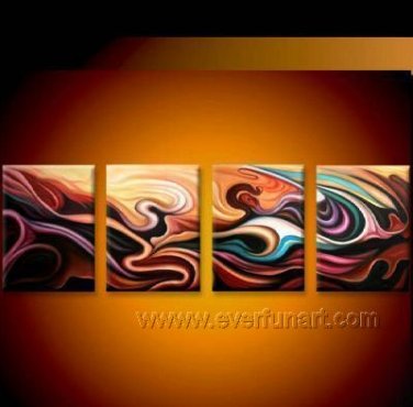 Handmade Abstract Oil Painting Modern Art Wall Decor Canvas Painting (+Frame) XD4-056