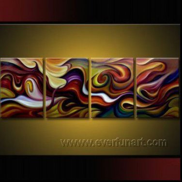 Handmade Abstract Oil Painting Modern Art Wall Decor Canvas Painting (+Frame)  XD4-057