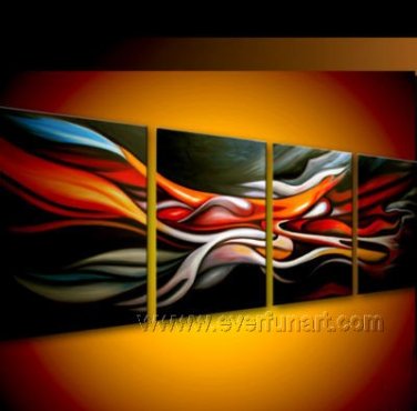 Handmade Abstract Oil Painting Modern Art Wall Decor Canvas Painting (+Frame)  XD4-058