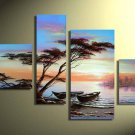 Handpainted Landscape Oil Impressionist Art Canvas Painting (+Frame) LA4-006