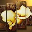 Gorgeous Oil Floral Painting on Canvas Very Pretty Flowers (+Frame) FL4-012