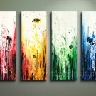 Gorgeous Oil Floral Painting on Canvas Very Pretty Flowers (+Frame) FL4-027