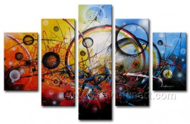 Huge Mordern Abstract Wall Decor Art Canvas Oil Painting (+ Frame) XD5-003