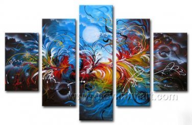 Huge Mordern Abstract Wall Decor Art Canvas Oil Painting (+ Frame) XD5-004