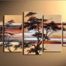 Hot Sell Summer Tree~Handpainted Landscape Oil Impressionist Art Canvas Painting (+Frame) LA5-001