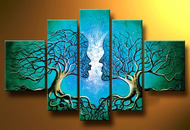 Try To Reach You! Handpainted Landscape Oil Impressionist Art Canvas Painting (+Frame) LA5-011