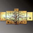 Golden Tree ~ Framed! Modern Wall Decor Art Landscape Huge Oil Painting On Canvas LA5-024