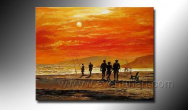 Huge Mordern Abstract Figurative Wall Decor Art Canvas Oil Painting (+ Frame) FI-021