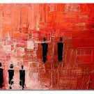 Huge Mordern Abstract Figurative Wall Decor Art Canvas Oil Painting (+ Frame) FI-023