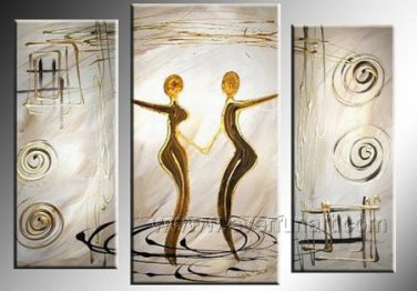 Huge Mordern Abstract Figurative Wall Decor Art Canvas Oil Painting (+ Frame) FI-057