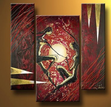 Huge Mordern Abstract Figurative Wall Decor Art Canvas Oil Painting (+ Frame) FI-065