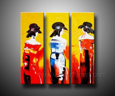 Huge Mordern Abstract Figurative Wall Decor Art Canvas Oil Painting (+ Frame) FI-068