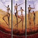 Huge Mordern Abstract Figurative Wall Decor Art Canvas Oil Painting (+ Frame) FI-078