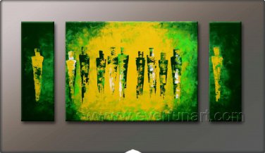 Huge Mordern Abstract Figurative Wall Decor Art Canvas Oil Painting (+ Frame) FI-086