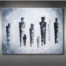 Huge Mordern Abstract Figurative Wall Decor Art Canvas Oil Painting (+ Frame) FI-088