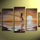 Huge Mordern Abstract Figurative Wall Decor Art Canvas Oil Painting (+ Frame) FI-111