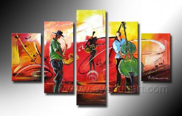 Huge Mordern Abstract Figurative Wall Decor Art Canvas Oil Painting (+ Frame) FI-112
