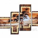 HOT SELL Wall Art_Canvas Oil Painting Framed African Art (+ Frame) AR-010