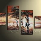 Canvas Oil Painting Framed African Art (+ Frame) AR-021