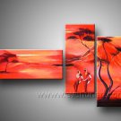Canvas Oil Painting Framed African Art (+ Frame) AR-022
