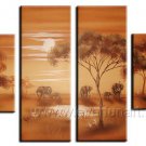 Classical Twilight African Landscape_Canvas Oil Painting Framed African Art (+ Frame) AR-047