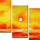 Golden Sea_Framed Oil on Canvas Seascape Painting SE-021