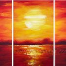 Evening Shadows _Framed Oil on Canvas Seascape Painting SE-031