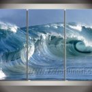 Power_Framed Oil on Canvas Seascape Painting SE-053