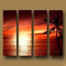 Above The Clouds At Sunrise _Framed Oil on Canvas Seascape Painting SE-069