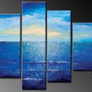 Blue Ocean Scenery ~ Framed Oil on Canvas Seascape Painting SE-071