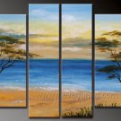 Blue Sky And Sea~Framed Oil on Canvas Seascape Painting SE-073