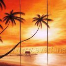 Amazing Ocean Scenery! Framed Oil on Canvas Seascape Painting SE-095