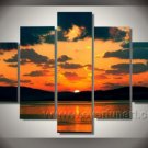 Big Cloud Above The Sea _Framed Oil on Canvas Seascape Painting SE-126