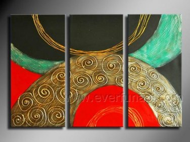 Latest Design Abstract Oil Painting Canvas Art Wall Pictures (+Framed) XD3-213