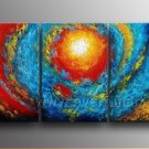Popular Bright Space Abstract Oil Painting On Canvas With Frame XD3-227