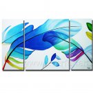 Beautiful Plume Absrtact Oil Painting On Canvas Wall Art Framed XD3-263