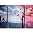 Nice Tree Landscape Oil Painting On Canvas Wall Decor Fine Art LA3-143