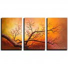 Chinese Style Blosson Tree Landscape Oil Painting On Canvas Wall Decor Fine Art LA3-146