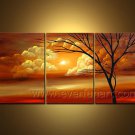 Classical Twilight Impression Landscape Oil Painting Hot Sell Wall Decor LA3-149