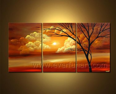 Classical Twilight Impression Landscape Oil Painting Hot Sell Wall Decor LA3-149