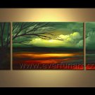 Impression Landscape Oil Painting The Forest Light Of Hope LA3-162