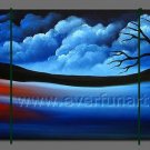 Attractive Beautiful Landscape Group Oil Painting On Canvas LA3-177