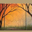 Moon Light Shadow Landscape Oil Painting On Canvas Wall Decor Fine Art LA3-183