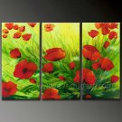 Red Blossom Flower Oil Painting On Canvas FL3-141