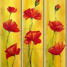 Poppy Garden Floral hand painted oil painting FL3-163